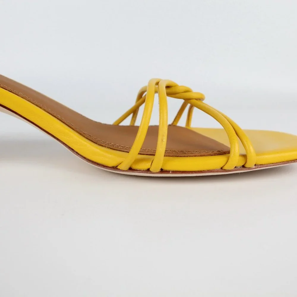 NEW Tory Burch Mini Benton Knot Strap Leather Sandals, US 7.5